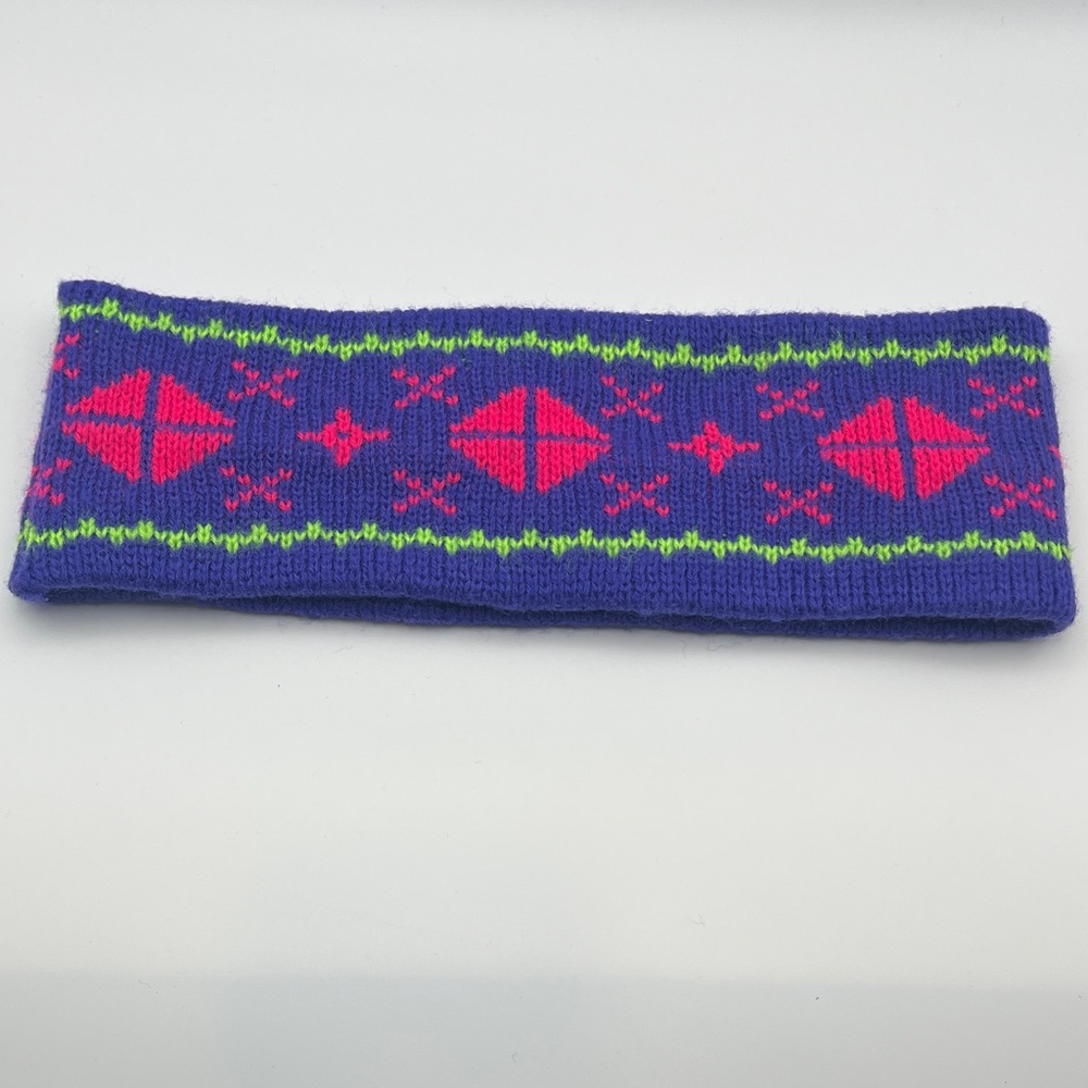 Vtg TOQ Wool Blend Knit Headband Ear Warmer, Ski Winter